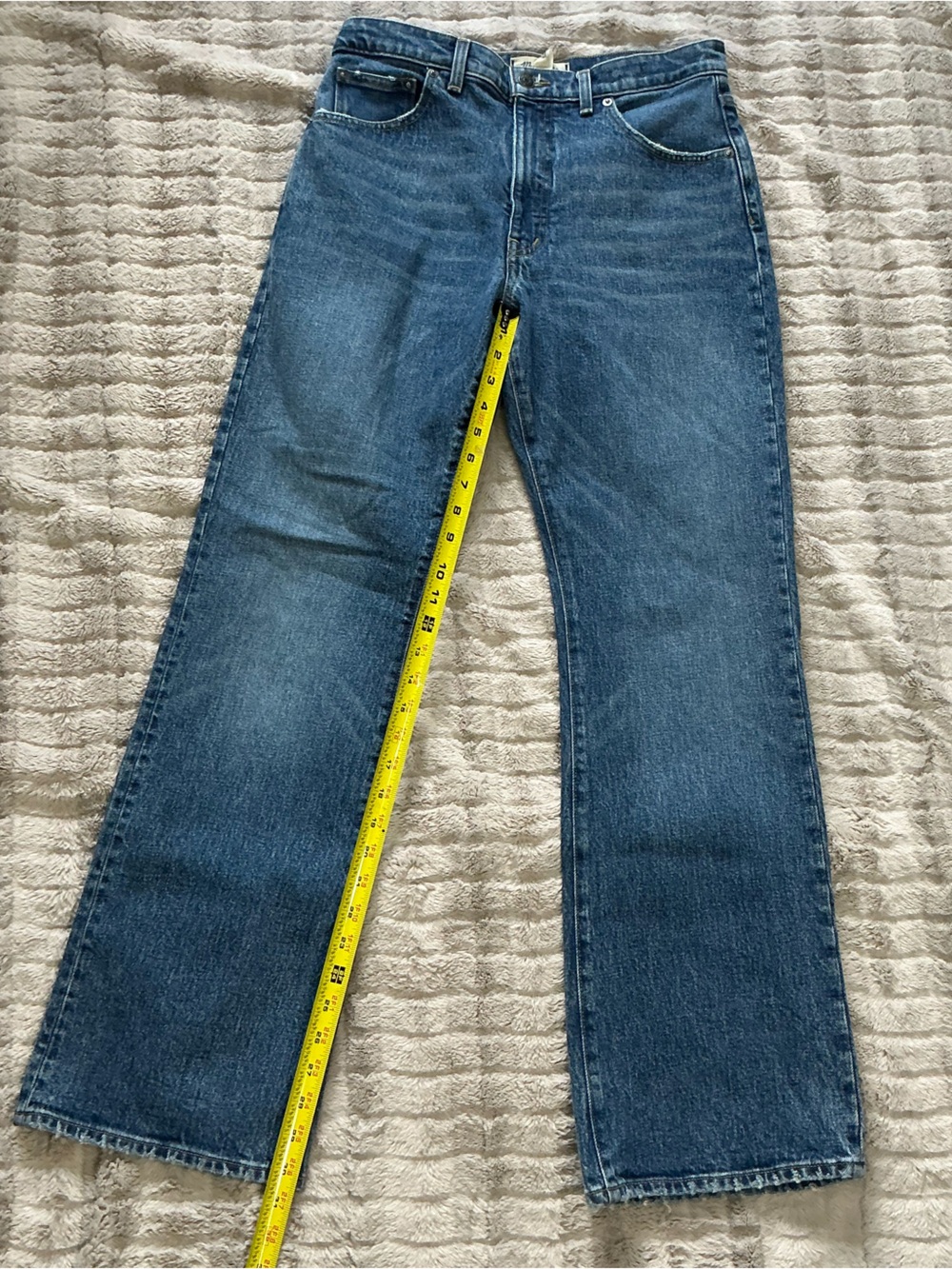 Madewell Relaxed Bootcut Jeans Size 28 Medium Wash High Rise Denim - Picture 6 of 8